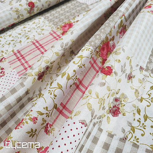 Dekorativna tkanina ROSE MARTA patchwork