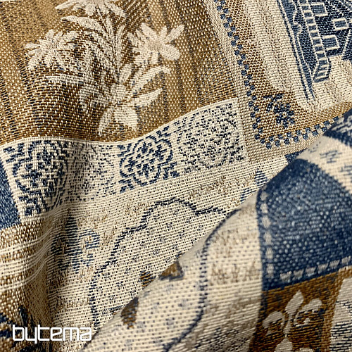 Posteljina PATCHWORK SRCE plava