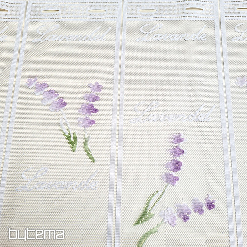 Moderna žakard zavjesa za vitraž LAVANDA NOVO