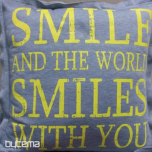 SMILE roza navlaka za jastuk