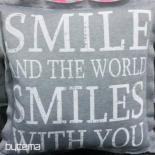 SMILE roza navlaka za jastuk