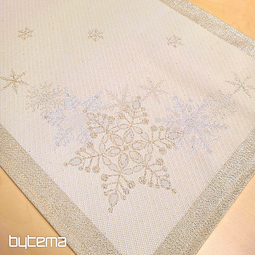 Božićni stolnjaci i šalovi SILVER CHRISTMAS Silver NATURAL