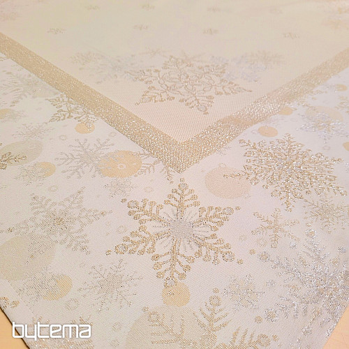 Božićni stolnjaci i šalovi SILVER CHRISTMAS Silver NATURAL