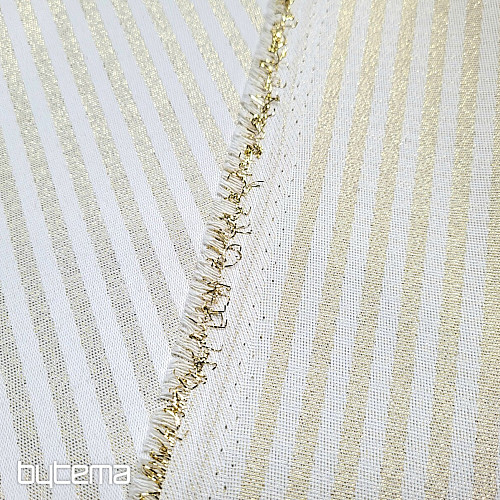 Dekorativna žakard tkanina STRIPES zlatna