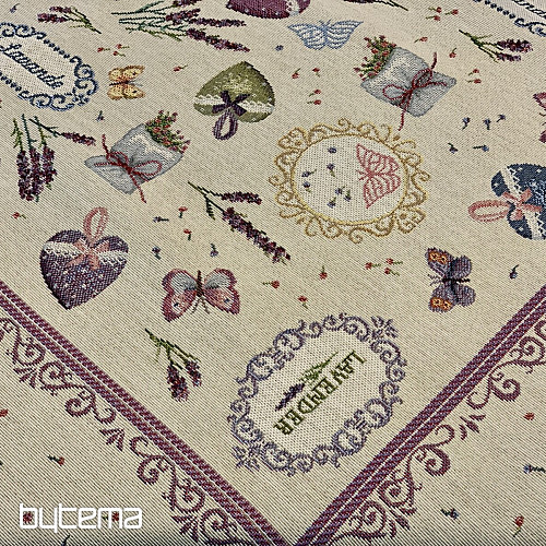 Goblen stolnjak 100 x 100 Lavanda san