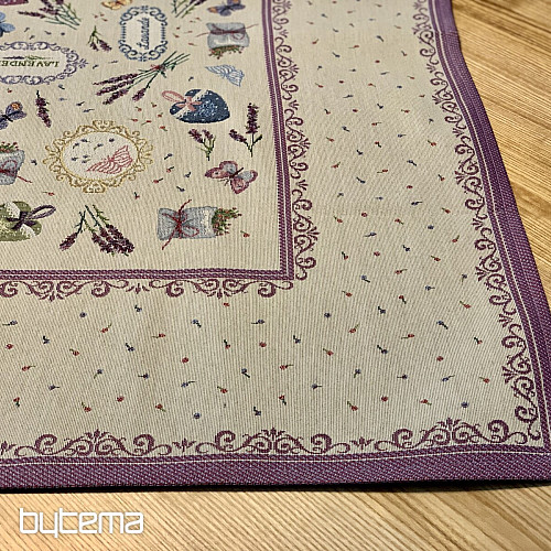 Goblen stolnjak 100 x 100 Lavanda san