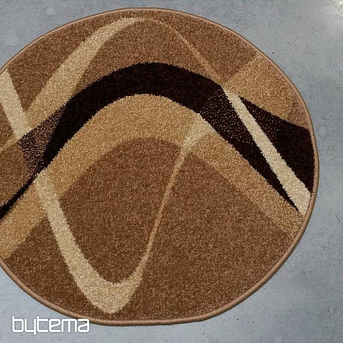 Okrugli tepih BROWN BEIGE