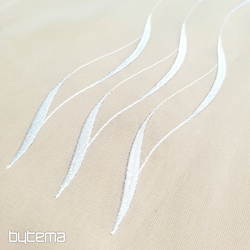 Vezena luksuzna bijela zavjesa GERSTER 195/0001