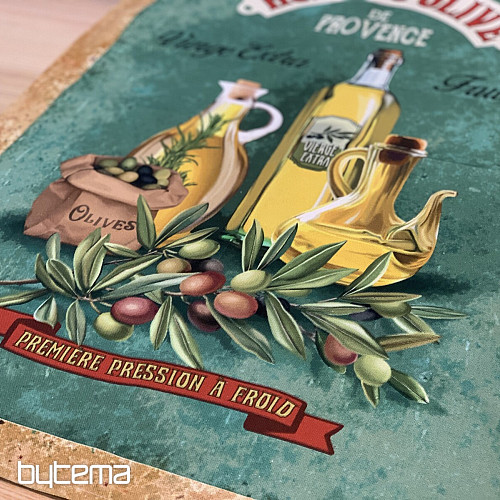 Kuhinjska krpa retro dizajn MASLINOVO ULJE