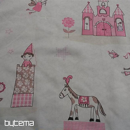 Dječja zavjesa PRINCESS sa dvorcem