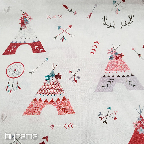 Pamučna tkanina INDIJSKI TEEPEE