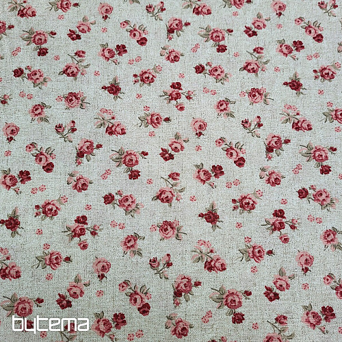 Dekorativna tkanina ROSE crvena