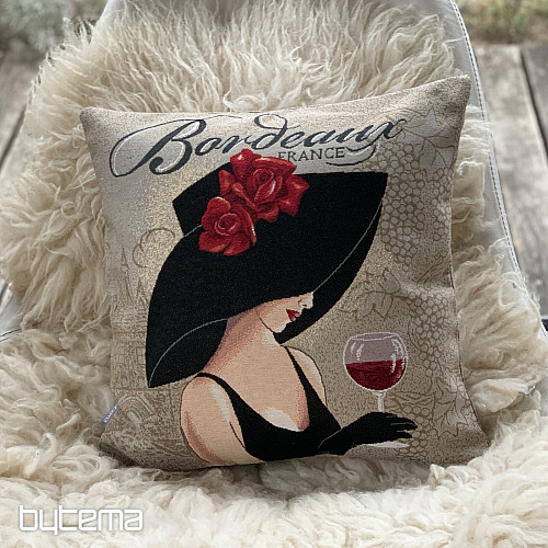 Navlaka za jastuk od goblena LADY BORDEAUX