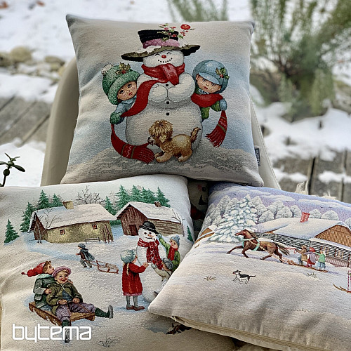 Božićni goblen SNJEŠKO SA DJECOM