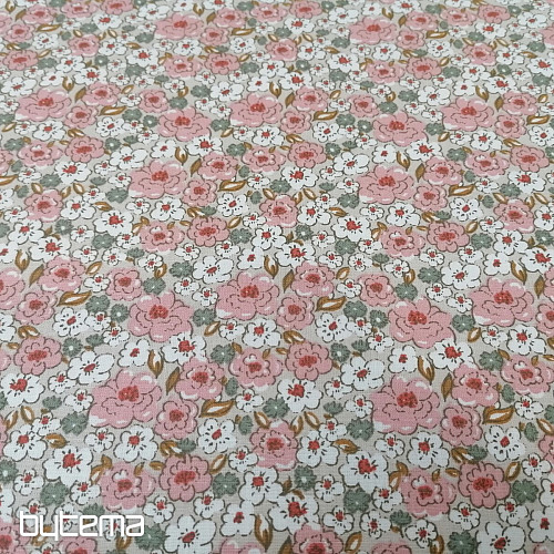 Pamučna tkanina KALMIA ružičasta