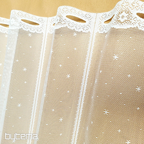 BOŽIĆNA jacquard zavjesa za vitraž SNJEŠKO