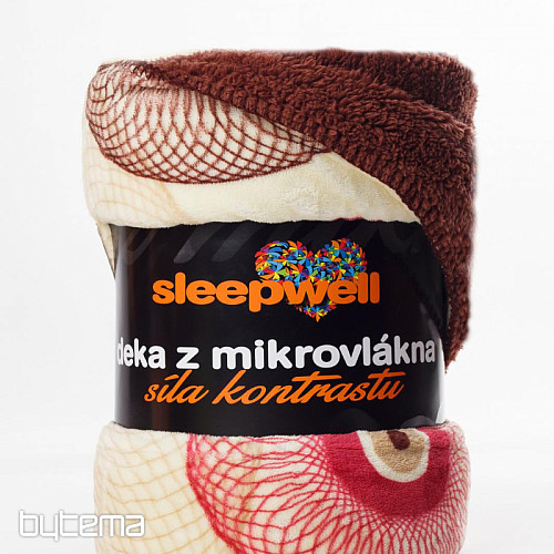Ovčji pokrivač - krem bubble