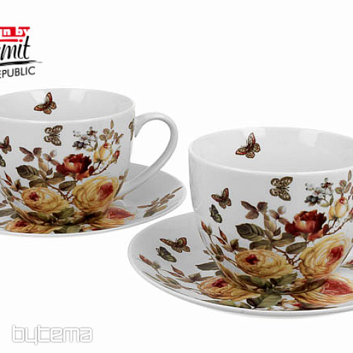 Set porculanskih šalica za espresso ROSE