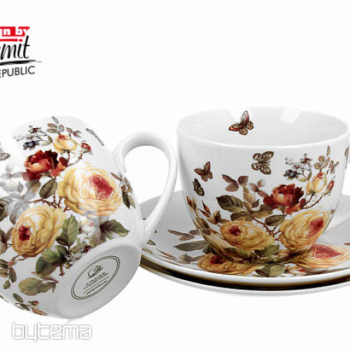 Set porculanskih šalica za espresso ROSE