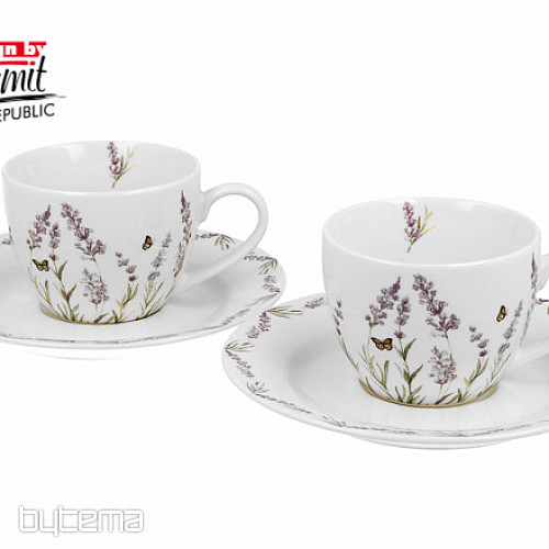 Set šalica i tanjurića Provence 90 ml
