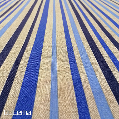 Dekorativna tkanina STRIPE plava