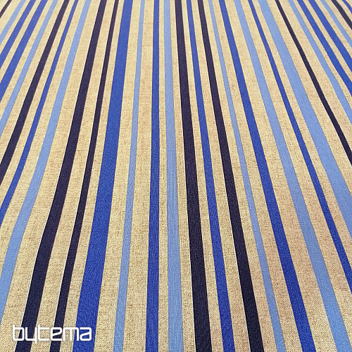 Dekorativna tkanina STRIPE plava