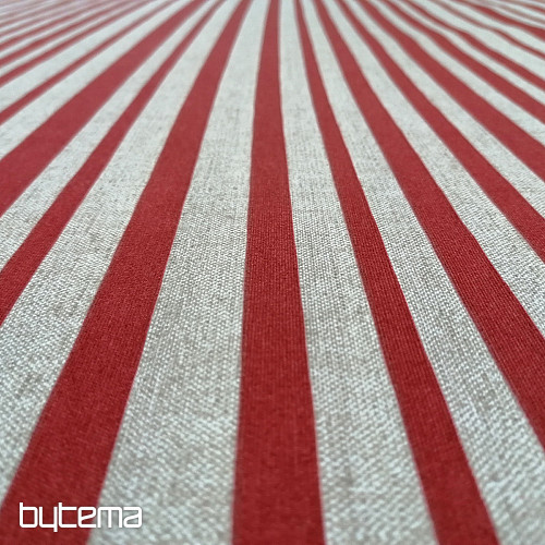 Dekorativna tkanina STRIPE bordo