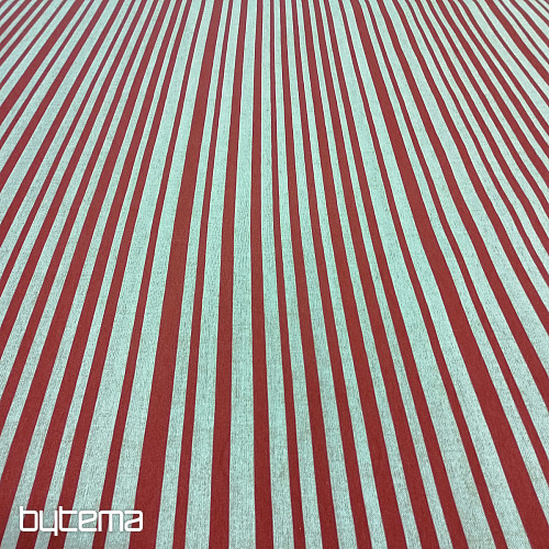 Dekorativna tkanina STRIPE bordo