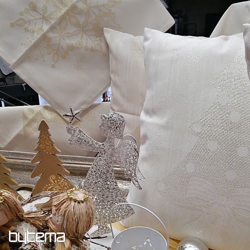 Božićni stolnjaci i šalovi SILVER CHRISTMAS Silver NATURAL