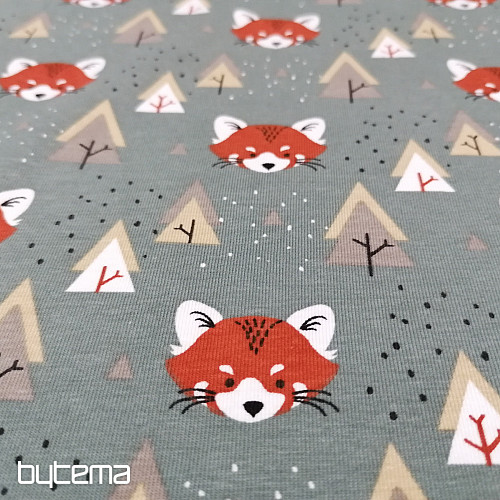 Pamučni pletivo FOX kaki