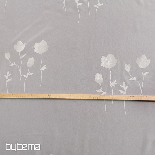 Zavjesa voile FLOWERS bež