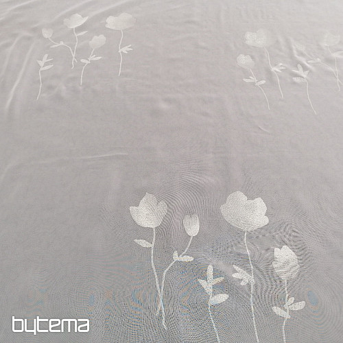 Zavjesa voile FLOWERS bež