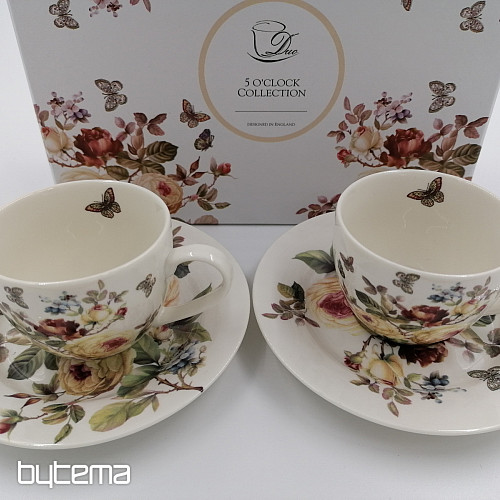 Set porculanskih šalica za espresso ROSE