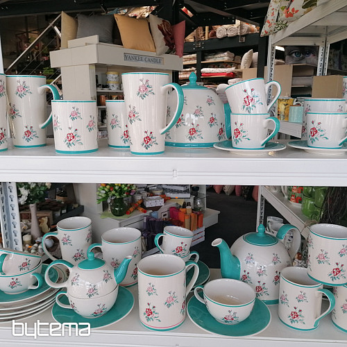 RUŽE šalica s tanjurićem 250 ml