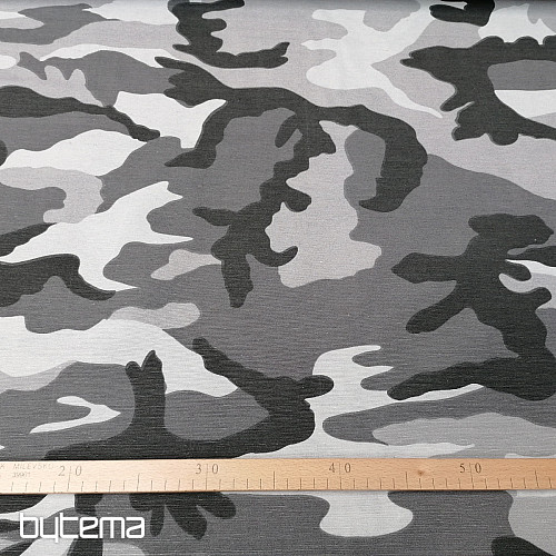 Dekorativna tkanina CAMOUFLAGE siva