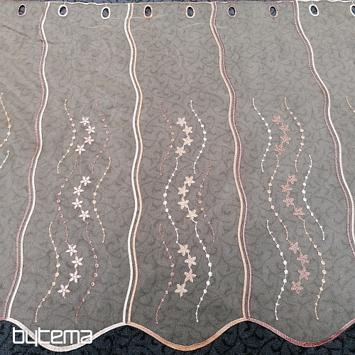 Zavjesa od vitraja - vezena HF1189