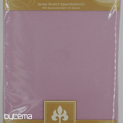 Jersey plahta BAMBUS - BIO PAMUK lila