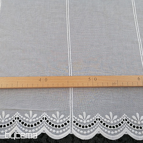 Vitražna zavjesa - s vezom 26202
