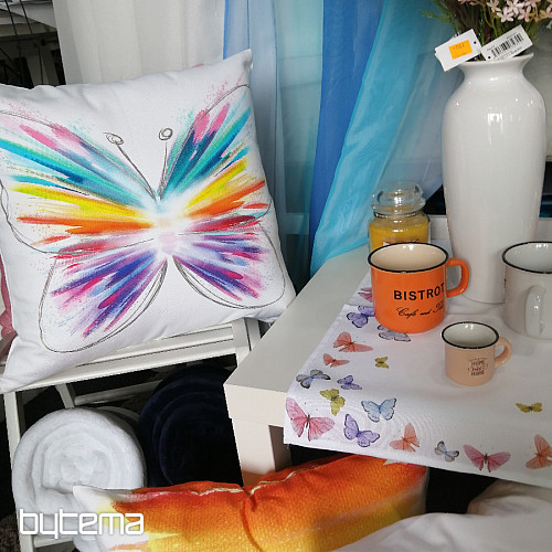 Ukrasna navlaka za jastuk PASTEL LEPTIR