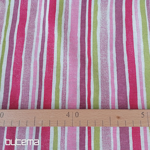Ukrasna zavjesa Stripes pink 130x248 cm