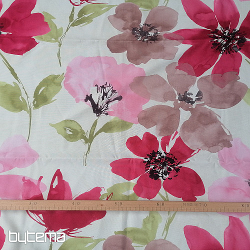 Ukrasna zavjesa Pink flowers veliki 150x240 cm