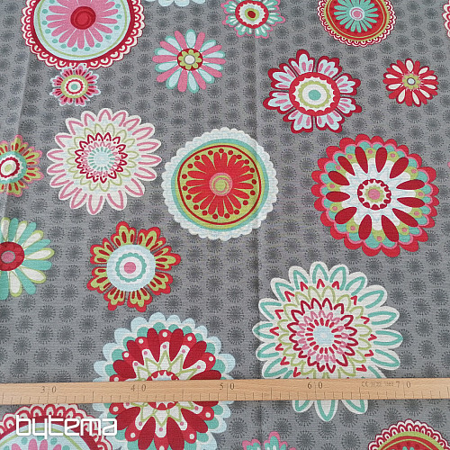Ukrasna zavjesa Mandala cvijet -130x245 cm