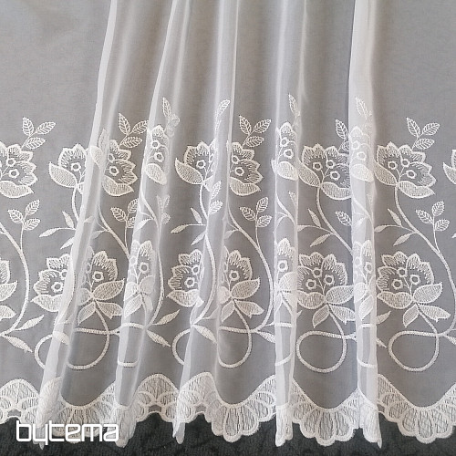 Voile zavjesa s vezom 1B 13278