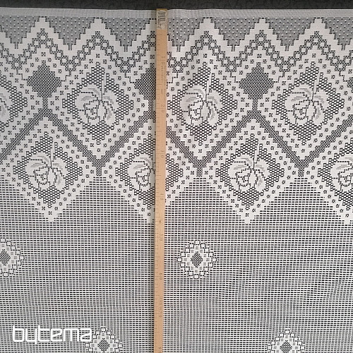Jacquard zavjesa 86759/300 bijela