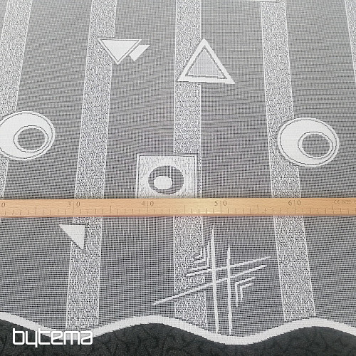 Jacquard zavjesa 8852/300 bijela
