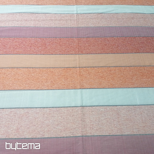 Dekorativna tkanina STRIPES narančasto-crvena