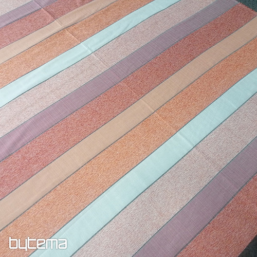 Dekorativna tkanina STRIPES narančasto-crvena