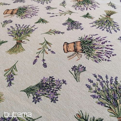 Tkanina za goblen LAVANDA ALLOVER