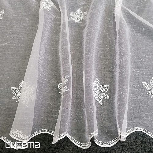 Vezena luksuzna zavjesa - listići