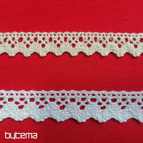 Pamučna čipka 5420 16mm krem mat